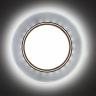 Светильник EKS Glamour GX53 встраиваемый с LED подсветкой, белый Светильник EKS Glamour GX53 встраиваемый с LED подсветкой, белый